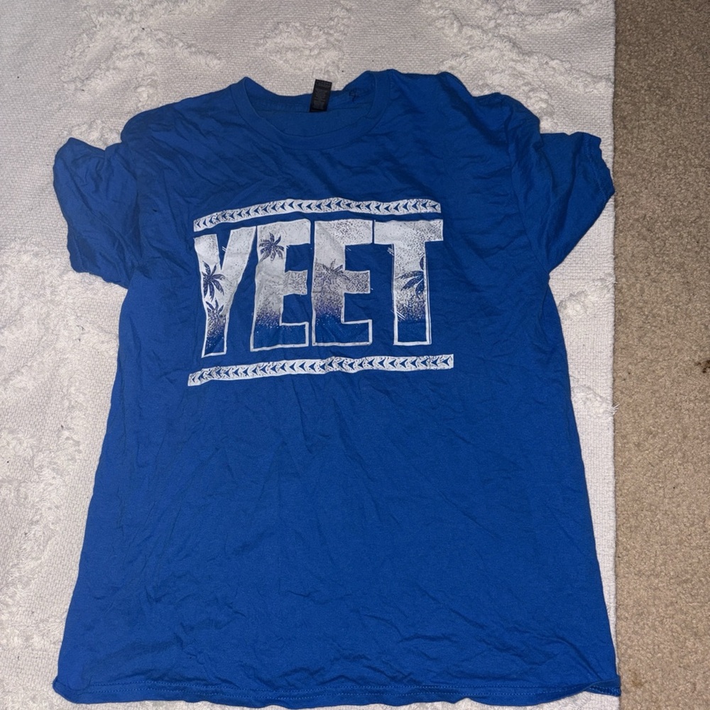 WWE Jey Uso YEET Blue Graphic T-Shirt